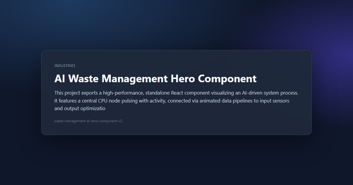 Waste Management Ai Hero Component